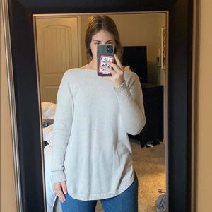 Cream colored sweater